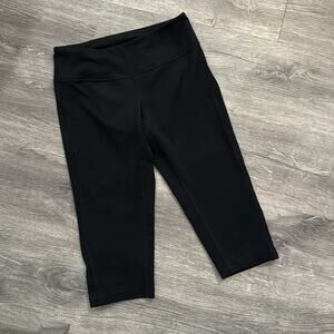 Zella Live In Capri Length Black Leggings Size Small